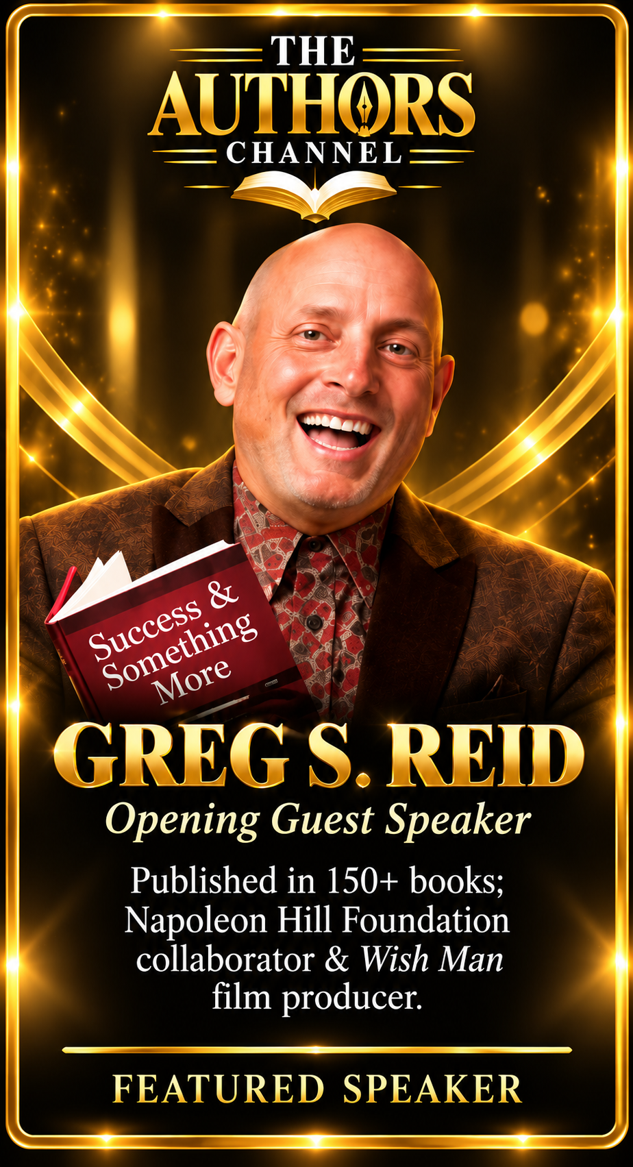 Greg S. Reid — Opening Guest Speaker